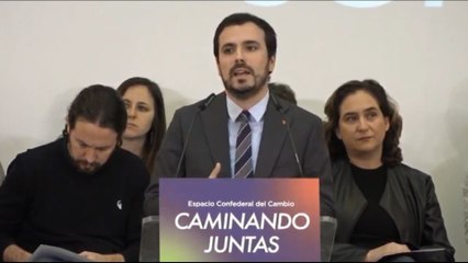 Garzon insta a "construir un instrumento político" contra las "amenazas"
