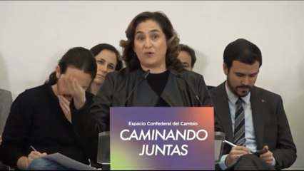 Colau reivindica a Albiach como candidata a la Generalitat