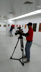 Exhibition .ZEE MEDIA  COVER MY SHOW . I AM VERY HAPPY ABOUT THAT.