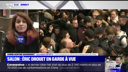 Les raisons de la garde à vue d'Éric Drouet après son exfiltration du Salon de l'agriculture