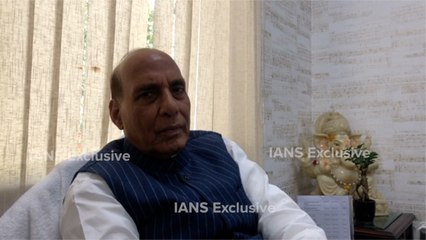 Situation improving fast in Kashmir: Rajnath Singh