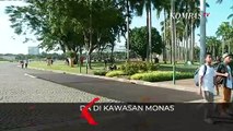 Begini Penampakan Aspal Formula E yang Diuji Coba di Monas