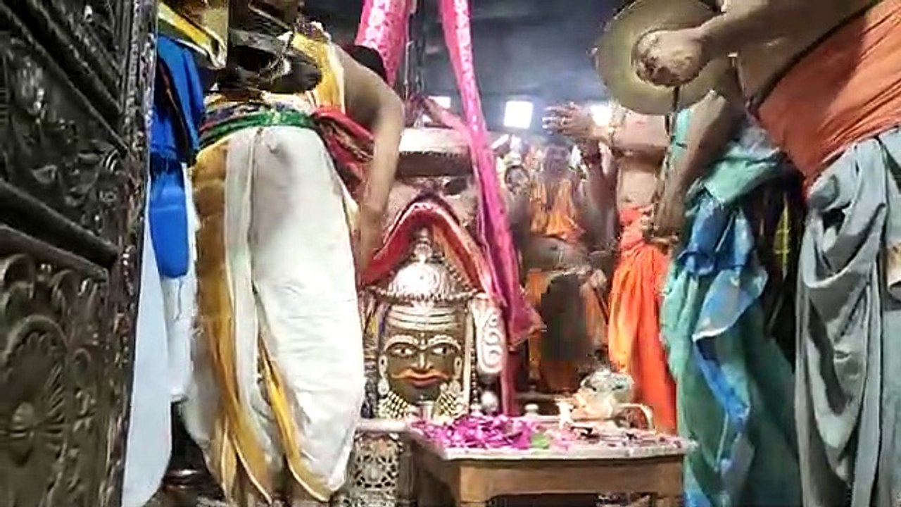 उज्जैन -महाशिवरात्रि पर्व पर आज दोपहर को विशेष भस्मारती का आयोजन