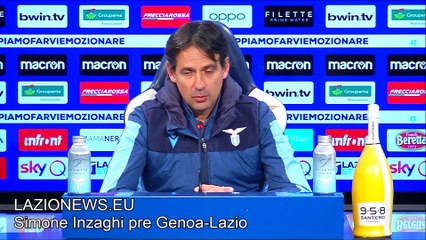 La conferenza stampa di Inzaghi pre Genoa-Lazio