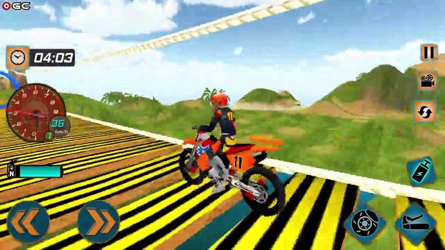 Fearless Beach Bike Stunts Rider Stunt Mode Motor Bike Games - Android GamePlay #3