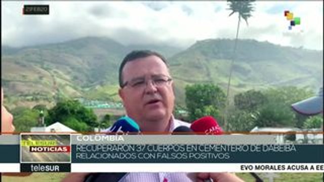 Colombia: recuperados en Dabeiba 37 cuerpos de falsos positivos