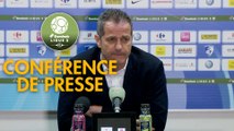 Conférence de presse Grenoble Foot 38 - Châteauroux (0-1) : Philippe  HINSCHBERGER (GF38) - Nicolas USAI (LBC) - 2019/2020