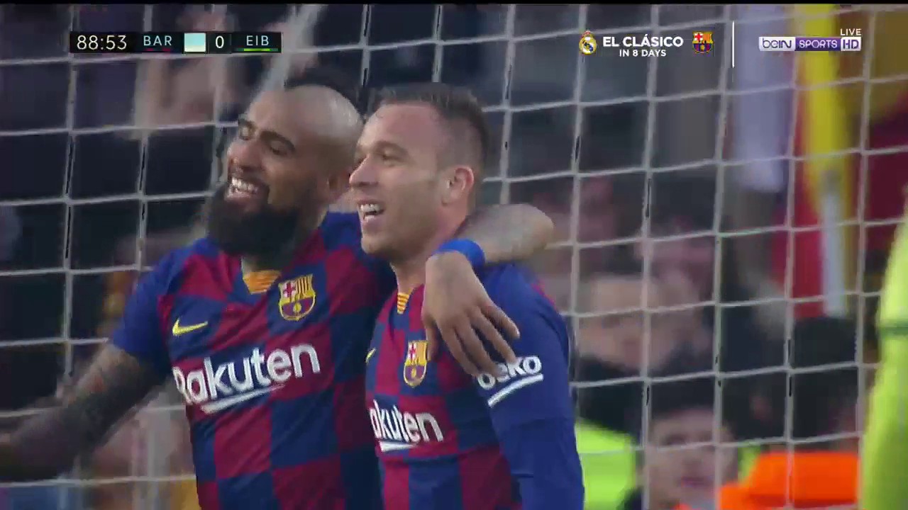 Highlights: Barcelona 5-0 SD - GOAL Arthur