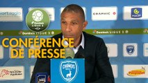 Conférence de presse Chamois Niortais - Valenciennes FC (1-0) : Franck PASSI (CNFC) - Olivier GUEGAN (VAFC) - 2019/2020
