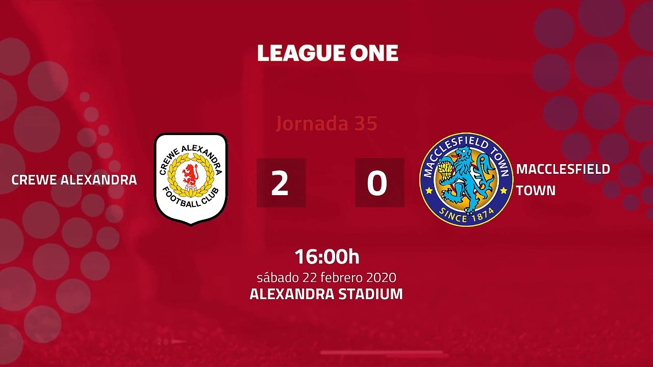 Resumen partido entre Crewe Alexandra y Macclesfield Town Jornada 35 League Two