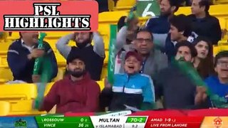 Multan Sultans Vs Islamabad United Match 5 Full Hd Highlights