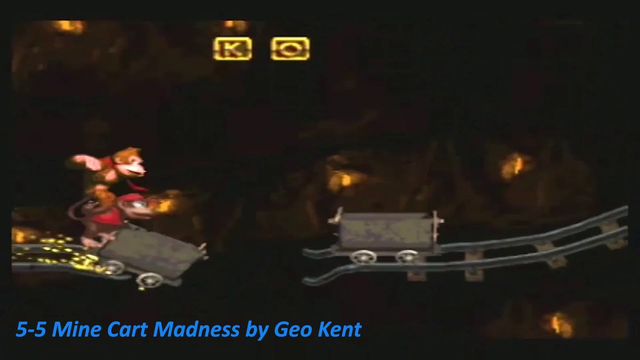 Donkey Kong Country 5-5 Mine Cart Madness