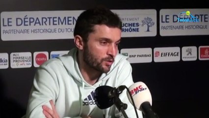 ATP - Marseille 2020 - Gilles Simon : "Félix Auger-Aliassime ? Il fait l'effort et il est courageux"