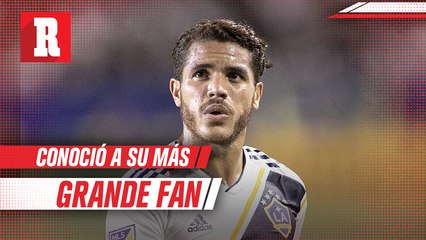 Jonathan Dos Santos, cumplió sueño a la fan más pequeña de LA Galaxy