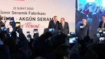 İzmir cumhurbaşkanı erdoğan, akgün şirketler grubu seramik fabrikasının açılışını gerçekleştirdi -...