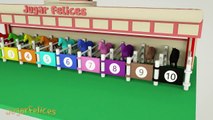Leonsito - Aprende Números y Colores con Caballos de Colores 3D