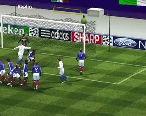 Francesco Totti amazing free-kick goal against France
