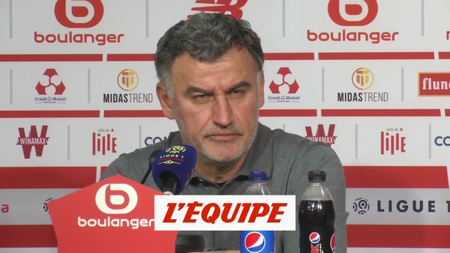 Galtier après la victoire face à Toulouse «Une belle soirée» - Foot - L1 - Lille