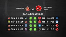 Previa partido entre Sunderland y Fleetwood Town Jornada 13 League One