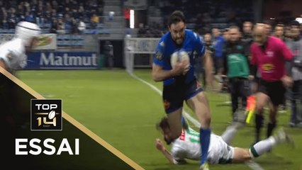 TOP 14 - Essai Thomas COMBEZOU (CO) - Castres - Pau - J16 - Saison 2019/2020