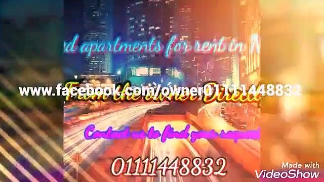 شقق مفروشة للايجار بمدينة نصر من المالك مباشرة 01111448832