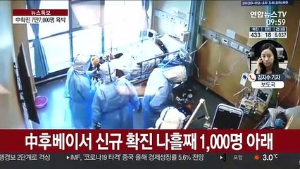 中후베이서 신규 확진 나흘째 1,000명 아래