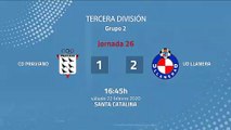 Resumen partido entre CD Praviano y UD Llanera Jornada 26 Tercera División