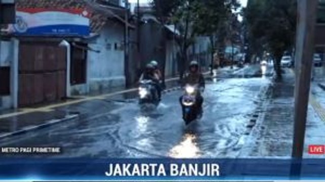 Hujan Deras, Jalan Jaksa Terendam Banjir