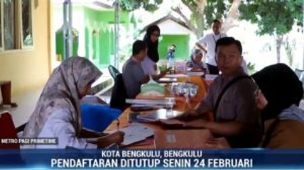 KPU Kota Bengkulu Terima Pendaftaran Anggota PPS
