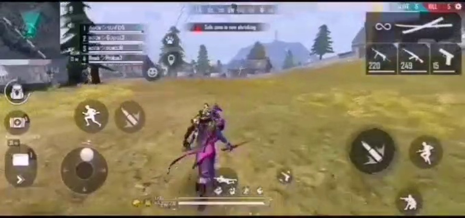 Ranked Rush gameplay with noob gang freefire