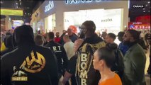 L'arrivée de Deontay Wilder au MGM Grand