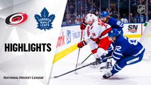 NHL Highlights | Hurricanes @ Maple Leafs 2/22/2020