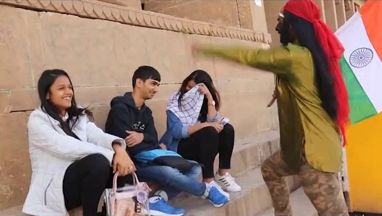 26 January prank in varanasi ghat | new prank 2020 | Chandu chanchal