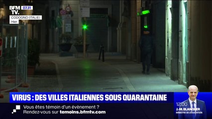 Coronavirus en Italie: plusieurs villes en quarantaine, "toutes les rues sont vides"