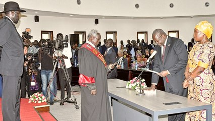 South Sudan's rival leaders form coalition government