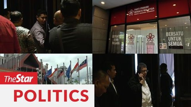 Leaders holed up in political meetings