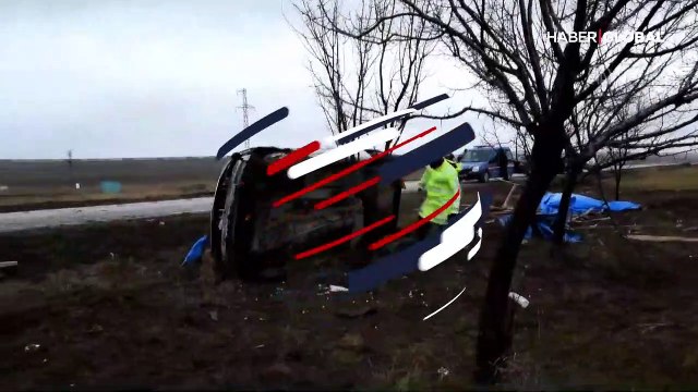 İsveç'ten Konya'ya cenaze için gelen çift kaza yaptı: 1 ölü, 1 yaralı