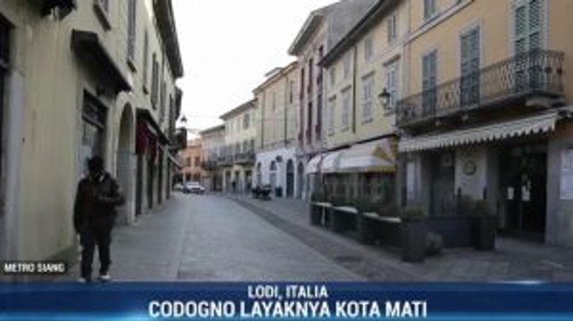 Dampak Virus Corona, Kota Codogna Italia Sepi Aktivitas