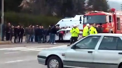 D-100'de feci kaza 1 ölü, 2 yaralı