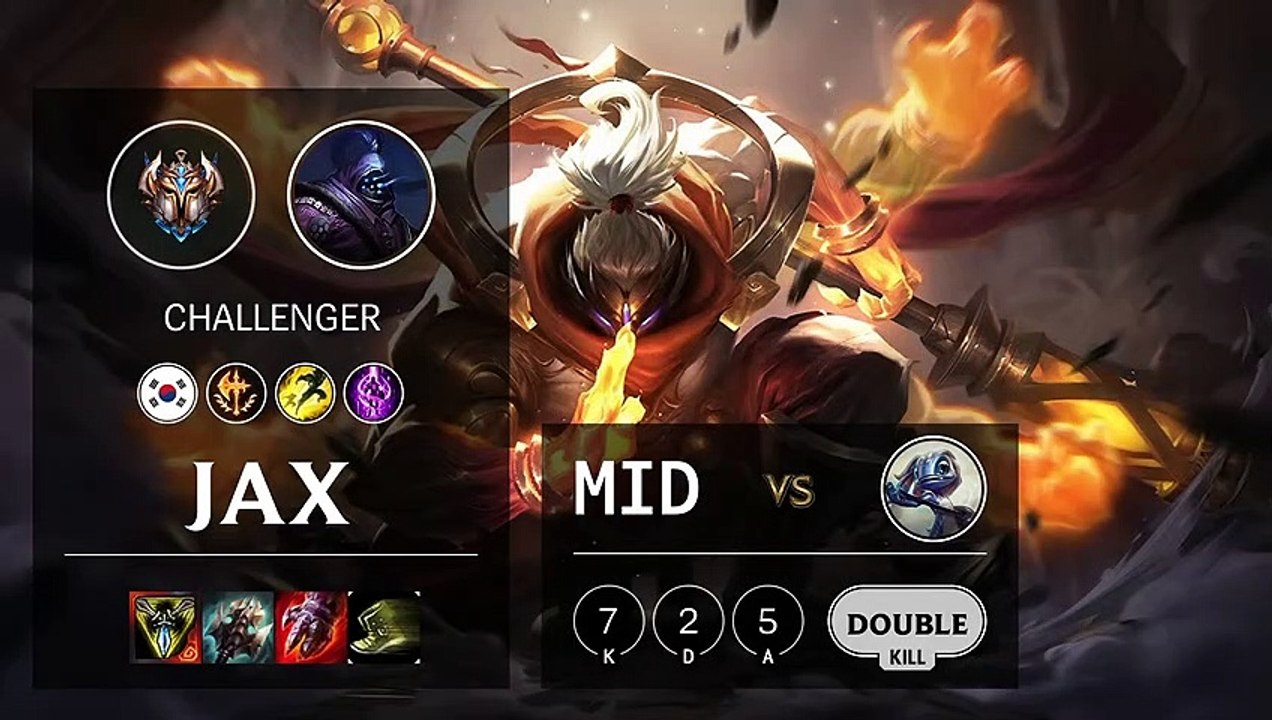 Jax Mid vs Fizz - KR Challenger Patch 10.4