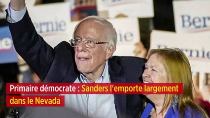 Primaire démocrate : Sanders l'emporte largement dans le Nevada