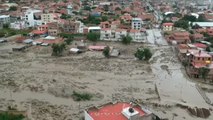 Las lluvias torrenciales causan graves inundaciones en la localidad boliviana de Tiquipaya
