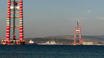 ABD askeri gemisi Çanakkale Boğazı'ndan geçti - ÇANAKKALE