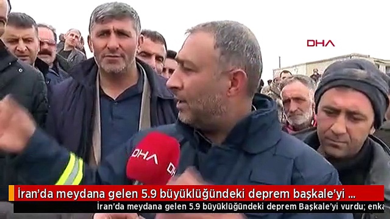 İran'da meydana gelen 5.9 büyüklüğündeki deprem başkale'yi vurdu; enkaz altında kalanlar var