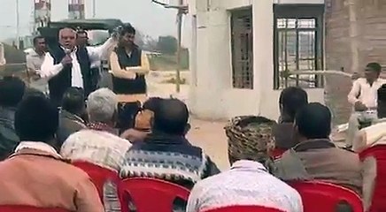 फतेहपुरः कांग्रेसी नेता ने जन जागरण अभियान में दी जनकल्याणकारी कार्यों की जानकारी