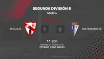 Resumen partido entre Sevilla At. y San Fernando CD Jornada 26 Segunda División B