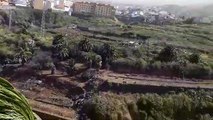 Tormenta de arena en Canarias: la calima y el viento invaden Tenerife