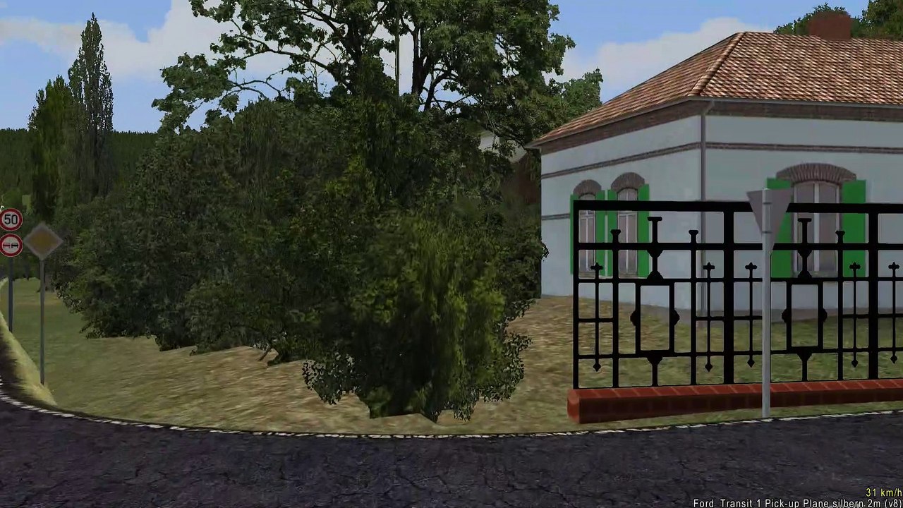 Virtuelle Fahrt über die Straße von Morsbach nach Solseifen