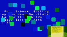 Full E-book  Scaling up Business Solutions to Social Problems  Best Sellers Rank : #5