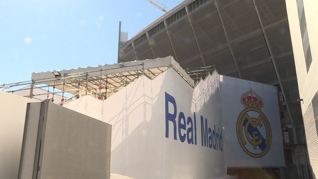 Avanzan a buen ritmo las obras en el Santiago Bernabéu